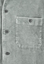 Einfarbiges Langarmhemd Kentkragen Cordmaterial Modisch