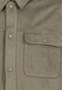�bergangsjacke Hemdkragen Veloursoptik Druckknopfleiste