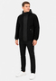 Stilvolle Winterjacke Kapuze Rei�verschlusstaschen