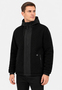 Stilvolle Winterjacke Kapuze Rei�verschlusstaschen