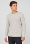 Klassischer Strickpullover Rundhalsausschnitt Langarm