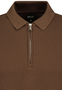 Lang�rmeliges Poloshirt Rei�verschluss Polokragen Casual