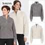 Flauschiger Pullover Stehkragen Rei�verschlussdetail