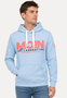 Langarm Kapuzenpullover Spruchprint Eingrifftasche