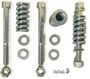 TeZet F�cherkr�mmer Montageteile / Spannfedersatz / Federn & Schrauben, 3er Set