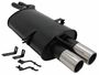 Novus Sportendschalld�mpfer f�r BMW E46 Limousine (346L/C) 2 x 76mm 