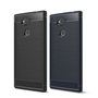 TPU Case f�r Sony Xperia L2 Carbon Skin Brushed