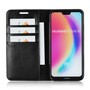Wallet Case f�r Huawei P20 LITE Genuine Split Echt Leder Crazy Horse Skin