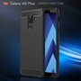 TPU Case f�r Samsung Galaxy A6+ (2018) Carbon Skin Brushed