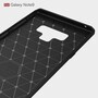 TPU Case f�r Samsung Galaxy Note 9 Carbon Skin Brushed