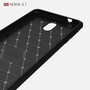 TPU Case f�r Nokia 3.1 (2018) Carbon Skin Brushed