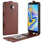 Flip Case f�r Samsung Galaxy J6+ (2018) Crazy Horse Card Slot