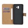 Wallet Case fr Samsung Galaxy J6+ (2018) TPU Split Echt Leder