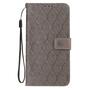 Wallet Case f�r Samsung Galaxy J4+ (2018) Imprint Leaf Blatt Motiv