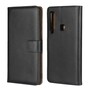 Wallet Case fr Samsung Galaxy A9 (2018) TPU Split Echt Leder