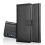 Wallet Case fr Huawei P20 Genuine Split Echt Leder Tasche