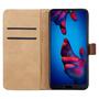 Wallet Case f�r Huawei P20 Genuine Split Echt Leder Tasche
