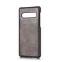 DG.MING Wallet Case f�r Samsung Galaxy S10 Echt Leder Brief Tasche 2in1 Etui H�lle