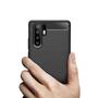 TPU Case f�r Huawei P30 PRO Carbon Skin Brushed H�lle