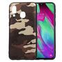 TPU Case f�r Samsung Galaxy A40 Camouflage Muster Flexi Handyh�lle