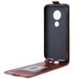 Flip Case f�r Motorola Moto G7 PLAY Crazy Horse Handy Tasche Card Slot