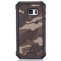 Outdoor Case f�r Samsung Galaxy S6 Edge TPU Hybrid Camouflage