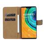 Wallet Case f�r Huawei Mate 30 PRO TPU Split Echt Leder Handy Tasche Klappetui