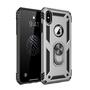 Outdoor Case f�r Apple iPhone XS MAX TPU Hybrid Sergeant Armor Metall Ring H�lle