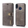 DG.MING Wallet Case f�r Huawei P20 LITE Echt Leder Handy Tasche 2in1 H�lle Etui