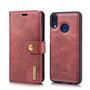DG.MING Wallet Case f�r Huawei P20 LITE Echt Leder Handy Tasche 2in1 H�lle Etui