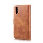 DG.MING Wallet Case f�r Huawei P20 Echt Leder Handy Tasche 2in1 H�lle Klapp Etui