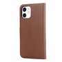 Wallet Case fr Apple iPhone 12 MINI TPU Split Echt Leder Handy Tasche Klappetui