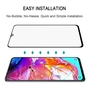 Schutzglas f�r SAMSUNG GALAXY A70 Full Cover Curved Tempered Glass Schutzfolie