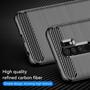 TPU Case f�r XIAOMI REDMI 9 Carbon Fiber Skin Brushed Schutz H�lle Soft Cover