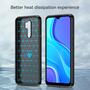TPU Case f�r XIAOMI REDMI 9 Carbon Fiber Skin Brushed Schutz H�lle Soft Cover