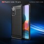 TPU Case f�r XIAOMI REDMI NOTE 10 PRO Carbon Fiber Skin Brushed Schutz H�lle