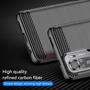 TPU Case f�r XIAOMI REDMI NOTE 10S Carbon Fiber Skin Brushed Schutz H�lle Cover