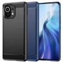 TPU Case f�r XIAOMI MI 11 Carbon Fiber Skin Brushed Schutz H�lle Soft Cover