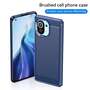 TPU Case f�r XIAOMI MI 11 Carbon Fiber Skin Brushed Schutz H�lle Soft Cover