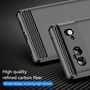 TPU Case f�r GOOGLE PIXEL 6 Carbon Fiber Skin Brushed Schutz H�lle Soft Cover