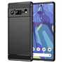 TPU Case f�r GOOGLE PIXEL 6 PRO Carbon Fiber Skin Brushed Schutz H�lle Cover