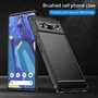 TPU Case f�r GOOGLE PIXEL 6 PRO Carbon Fiber Skin Brushed Schutz H�lle Cover