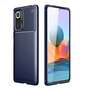 TPU Case f�r XIAOMI REDMI NOTE 10 PRO Carbon Fiber Muster Shockproof H�lle Cover