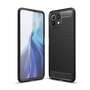 TPU Case f�r XIAOMI MI 11 LITE Carbon Fiber Skin Brushed Schutz H�lle Soft Cover