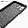TPU Case f�r XIAOMI MI 11 LITE Carbon Fiber Skin Brushed Schutz H�lle Soft Cover