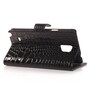 Wallet Case f�r Samsung Galaxy Note 4 Croco Leder Skin