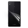 Sony Xperia Z3 Schutzfolie R�ckseite Klar Back Clear Protector Film Faser Tuch 