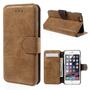 Wallet Case f�r Apple iPhone 6 6S Handy Tasche Retro Style Antik