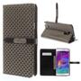 Wallet Case f�r Samsung Galaxy Note 4 TPU Stylish Rhombus