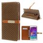 Wallet Case f�r Samsung Galaxy Note 4 TPU Stylish Rhombus